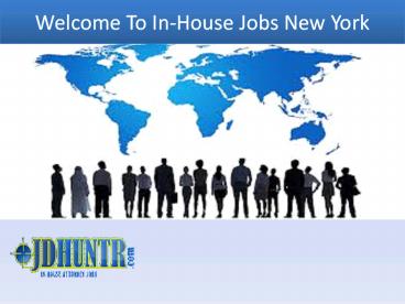 In-House Jobs New York