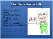 Liver Transplant in India- Krypton Global Health