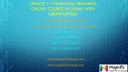 Oracle 11i Financial Training Online Course in dubai