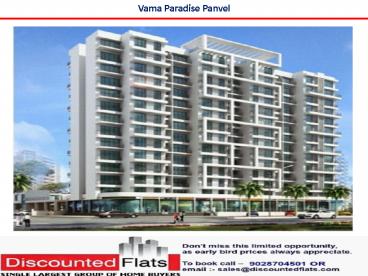 VAMA Paradise Panvel Mumbai by VUB Group