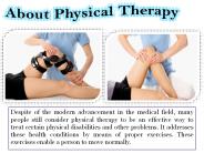 About Physical Therapy