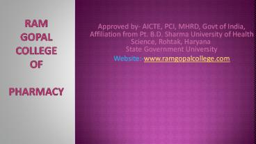 M.pharmacy college admission 2014-2015 in Gurgaon, Haryana