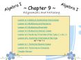Polynomials and Factoring PowerPoint PPT Presentation