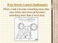 West Morris Central Mathematics PowerPoint PPT Presentation