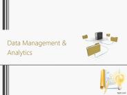 Data management’ and ‘analytics