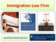 Immigration law firm - Manchanda-Law