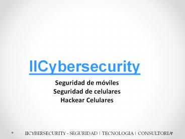 Seguridad de moviles