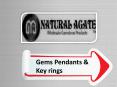 Gems Pendants and Key Rings