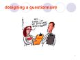 designing a questionnaire PowerPoint PPT Presentation