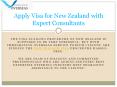Apply visa for new zealand with expert consultants PowerPoint PPT Presentation