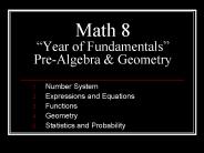 Math 8 
