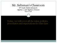 Mr. Saltsman