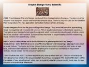Graphic Design Goes Scientific
