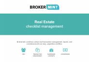 Brokermint Advanced Real Estate Checklists Checklist Management
