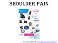 Shoulder Pain PowerPoint PPT Presentation