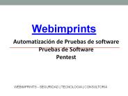 Automatización de Pruebas de software