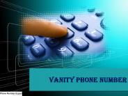 Vanity Phone Number