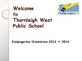 Welcome to Thornleigh West Public School PowerPoint PPT Presentation