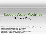 Support Vector Machines