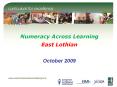 Numeracy Across Learning PowerPoint PPT Presentation