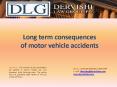 Long term consequences of motor vehicle accidents PowerPoint PPT Presentation