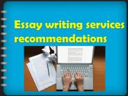 Essay writing service recommendations