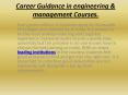 Career Guidance in engineering & management Courses. PowerPoint PPT Presentation