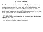 Numerical Methods