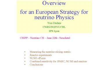 seminar OPERA apr 04