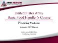 United States Army Basic Food Handler PowerPoint PPT Presentation