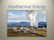 Geothermal Energy