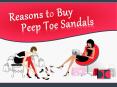 Benefits of Peep Toe Sandals for Women PowerPoint PPT Presentation