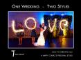 One Wedding / Two styles PowerPoint PPT Presentation