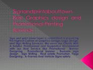 Graphics & logo Design Services Perth,Cockburn Australia –signandprintabouttown.com