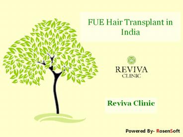 FUE Hair Transplant in India (1)