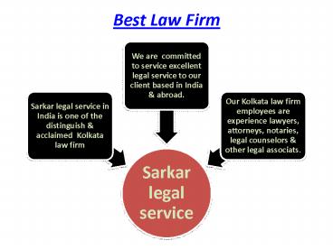 Best Law Firm In Kolkata