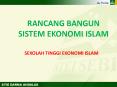 RANCANG BANGUN SISTEM EKONOMI ISLAM PowerPoint PPT Presentation