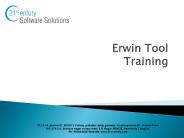 Erwin Tool Training