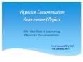 Physician Documentation Improvement Project PowerPoint PPT Presentation