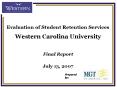 Evaluation of Student Retention Services PowerPoint PPT Presentation
