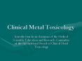 Clinical Metal Toxicology PowerPoint PPT Presentation