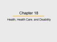 Health, Health Care, and Disability PowerPoint PPT Presentation