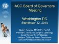 ACC Board of Governors PowerPoint PPT Presentation