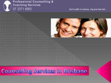 Counselling Services in Brisbane