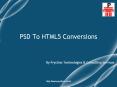 PSD To HTML5 Conversion Services By Prystino PowerPoint PPT Presentation