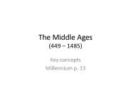 The Middle Ages (449 