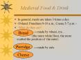 Medieval Food PowerPoint PPT Presentation