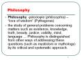 Philosophy PowerPoint PPT Presentation
