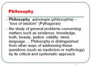 Philosophy