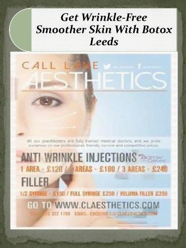 Get Wrinkle-Free Smoother Skin With Botox Leeds